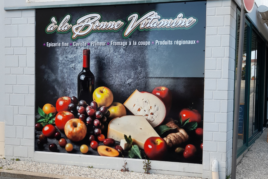 À la bonne vitamine, épicerie et cave à Longeville-sur-Mer en Vendée.