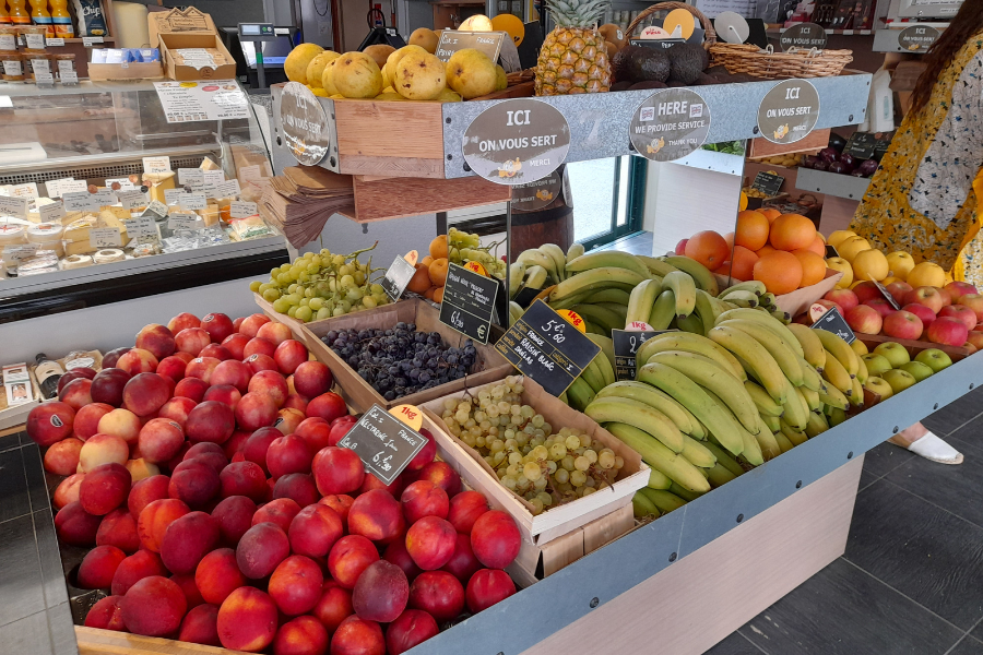 À la bonne vitamine, épicerie fine et cave à Longeville-sur-Mer en Vendée.